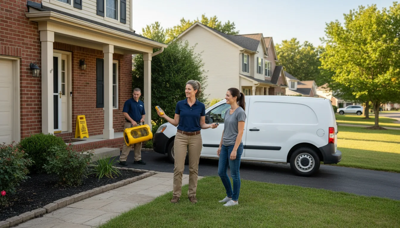 Water restoration image for Dehumidification And Cleanup Services in Sargentville, ME
